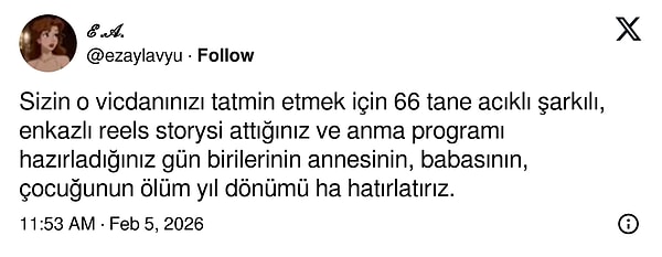 Paylaşımları yanlış bulan oldu.