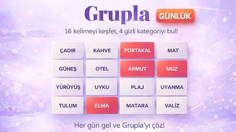 Her gün gel, Grupla'yı Onedio'da Çöz!