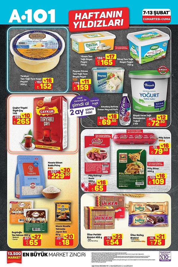 Tarabya Tam Yağlı Taze Kaşar Peyniri 500 gr 152 TL