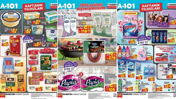 7 - 13 Şubat 2026 A101 Haftanın Yıldızları Kataloğu