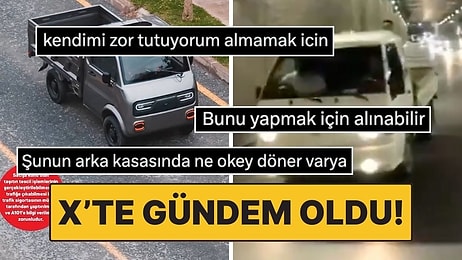 A101'e Gelen Elektrikli Kamyonet X'te Gündem Oldu!