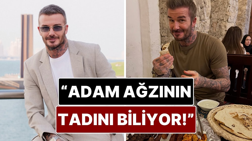 David Beckham'ın Kebap Yediği Görüntüler Gündem Oldu
