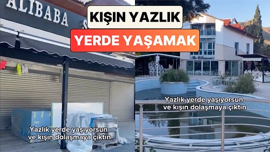Hayalet Şehir Gibi: Bir Kadın Kış Mevsiminde Yazlık Bölgede Yaşamanın Nasıl Bir Şey Olduğunu Gösterdi
