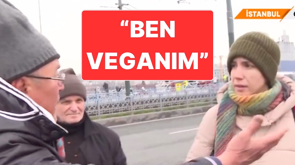 Galata Köprüsü’nde Tutulan Balıkları "Ben Veganım" Diyerek Denize Geri Attı
