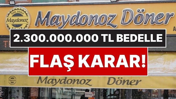 Gıda Sektöründe Dev Satış: TMSF, Maydonoz Döner'i Satışa Çıkardı