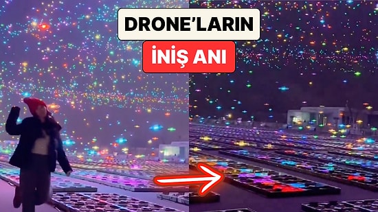 Çin'de Bir İçerik Üreticisi 20.000'den Fazla Drone'un İniş Sırasında Oluşturduğu Görüntüyü Paylaştı