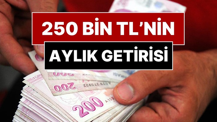 Mevduat Faizlerinde Son Durum: 250 Bin TL'nin Aylık Getirisi Belli Oldu!