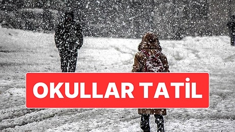 Kar Tatili Haberleri Gelmeye Başladı: 2 İlde Okullar Tatil Edildi