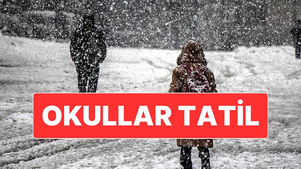 Kar Tatili Haberleri Gelmeye Başladı: 2 İlde Okullar Tatil Edildi