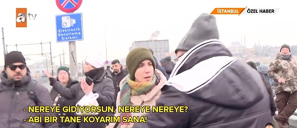 Galata Köprüsü’nde olta ile yaklaşık 2,5 kilo balık tutan 65 yaşındaki Ahmet Gökçebay’ın başına ilginç bir olay geldi.