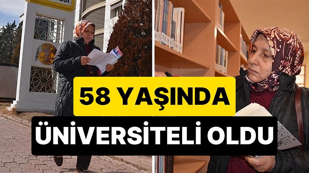58 Yaşında Sıralara Geri Döndü: Yarım Kalan Hayalini Ertelemedi, Üniversiteli Oldu