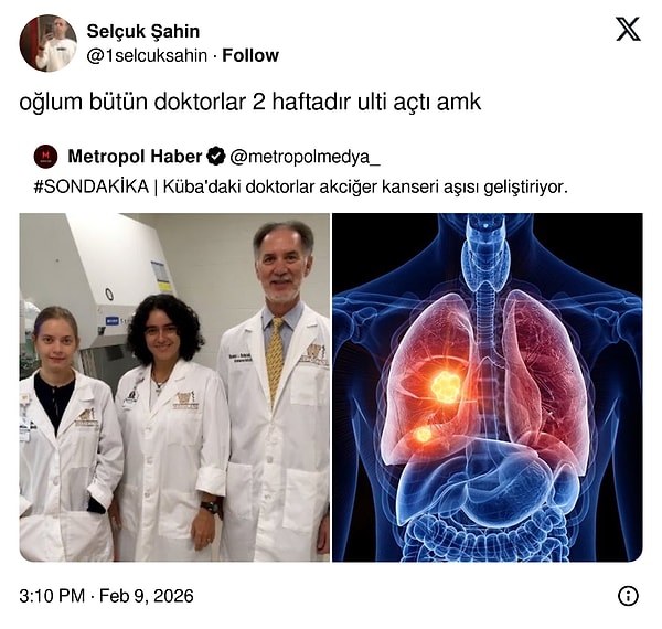 Tıp dünyası şov yapıyor.