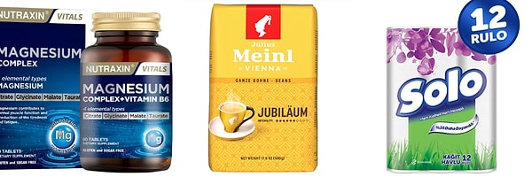 Süpermarket Ürünlerinde 600 TL'ye 120 TL İndirim