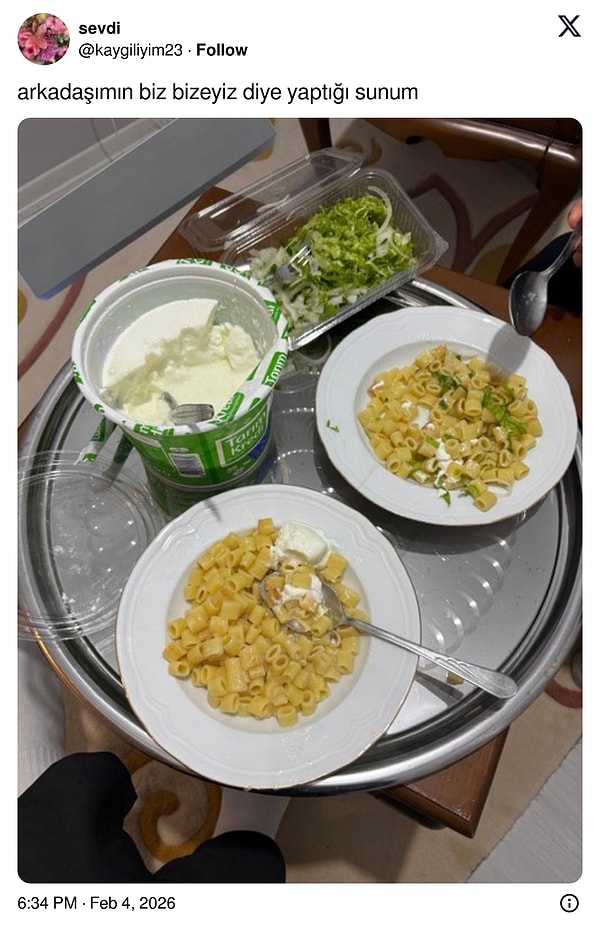 İyi ki tabaklar var.