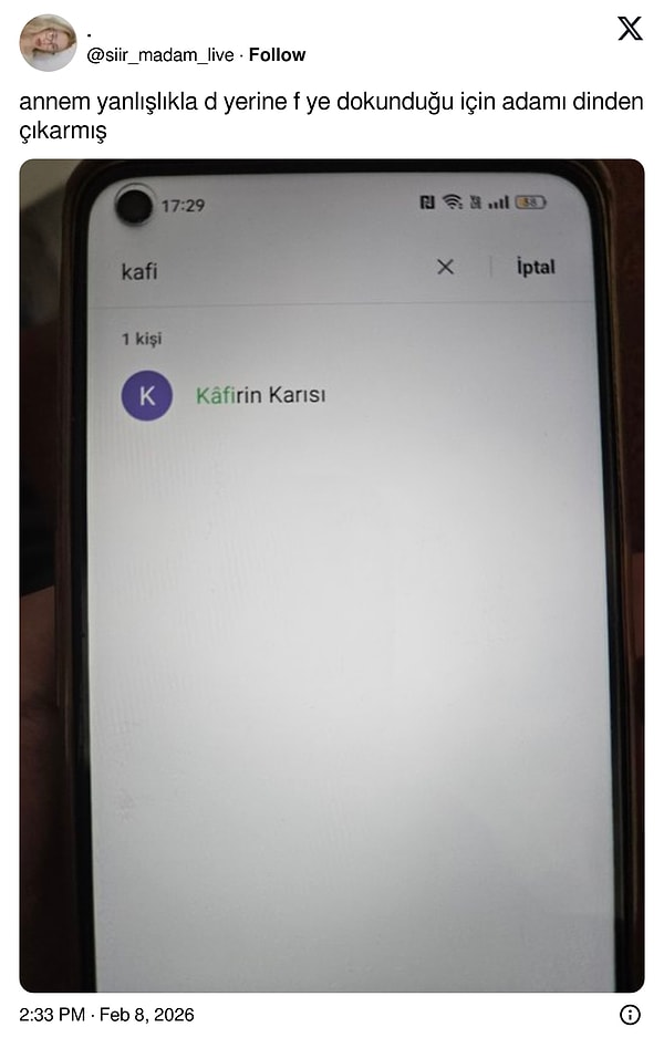 Tek harf deyip geçmeyin.