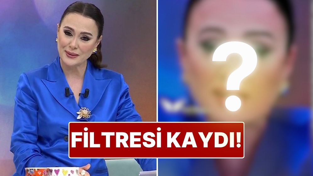 Sunucu Didem Arslan Yılmaz, Canlı Yayında Filtre Kazası Yaşadı
