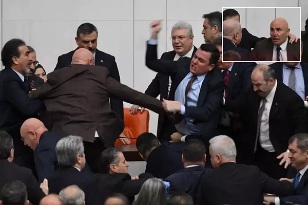 TBMM dün akşam saatlerinde en büyük kavgalardan biri yaşandı.
