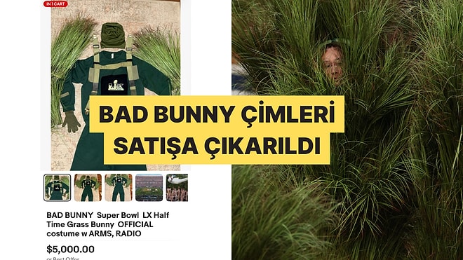 Super Bowl 2026'da Kostüm Olarak Kullanılan Çimler 5 Bin Dolardan Satışa Çıktı