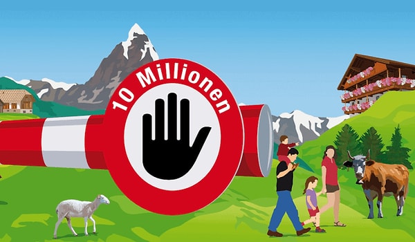 İsviçre nüfusu son yıllarda %10 artmıştı.