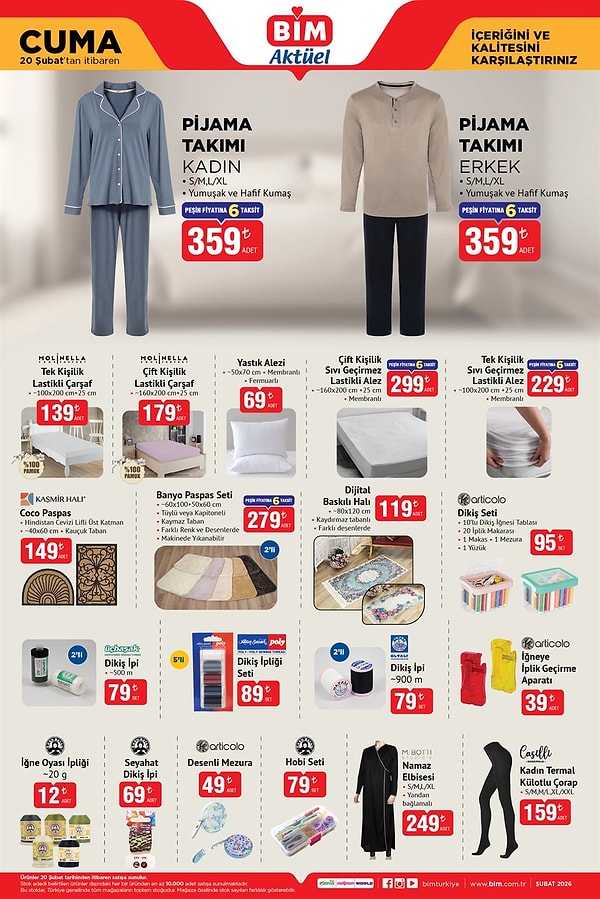 Kadın Pijama Takımı 359 TL