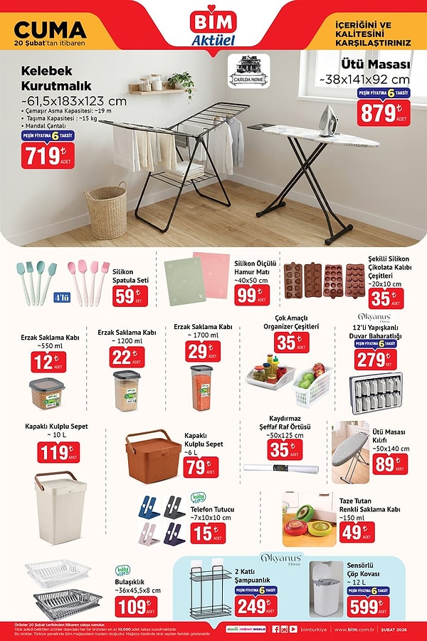 Kelebek Kurutmalık 719 TL