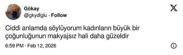 Fotoğrafların yayılmasının ardından birçok kullanıcı “Zaten doğal güzel”, “Makyajsız da aynı”, “Makyaja ihtiyacı yokmuş” gibi yorumlar yaptı.