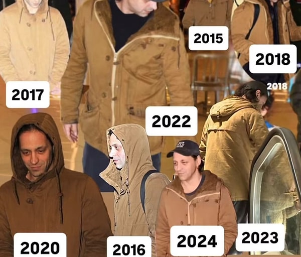 Ünlü müzisyen, uzun süredir aynı montla objektiflere takılmasıyla da dikkat çekiyordu.