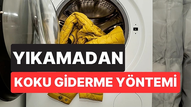 Montu Makineye Atmadan Ter Kokusundan Kurtulmanın Yolu: Evde Kolayca Yapılabiliyor!