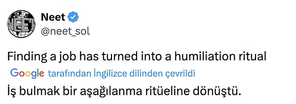 Bir kullanıcı da bu durumun aşağılama seviyelerine geldiğini öne sürdü.