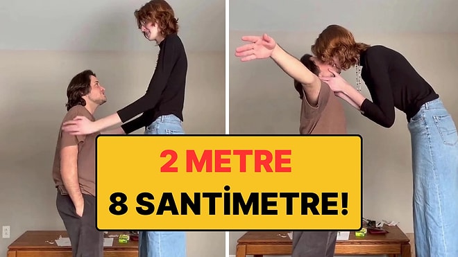 Allah'ım Nasip Etme! Boy Farkından Dolayı Uzak Mesafe İlişkisini Aratmayan Çift Gündem Oldu