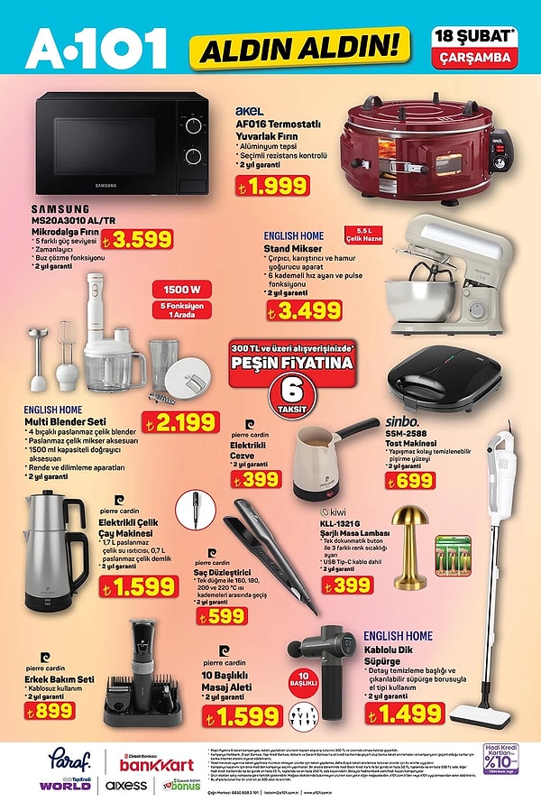 Samsung Mikrodalga Fırın 3.599 TL