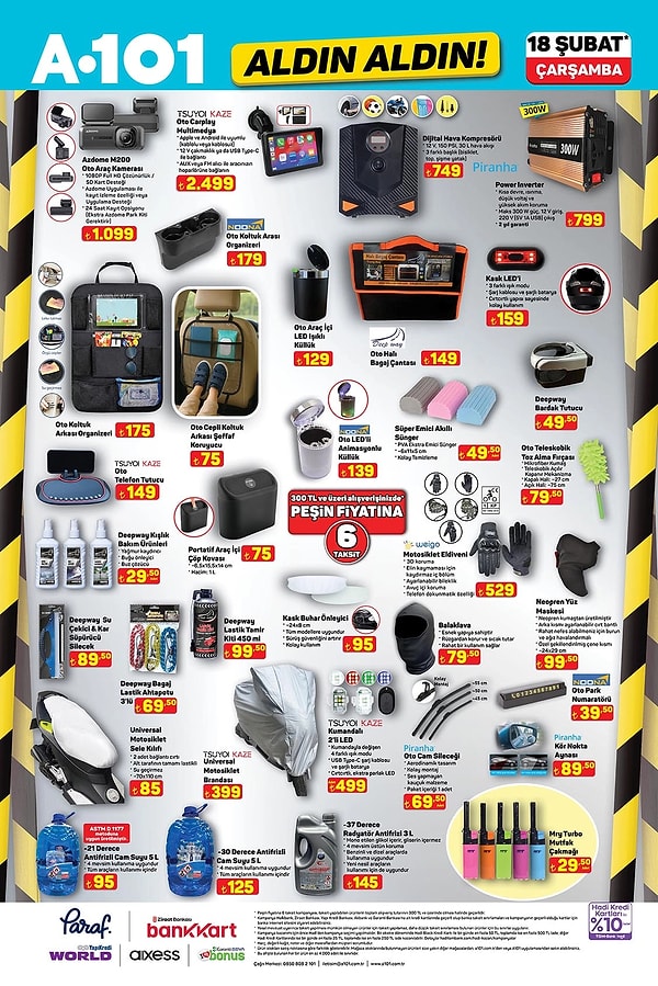 Oto Araç Kamerası 1.099 TL