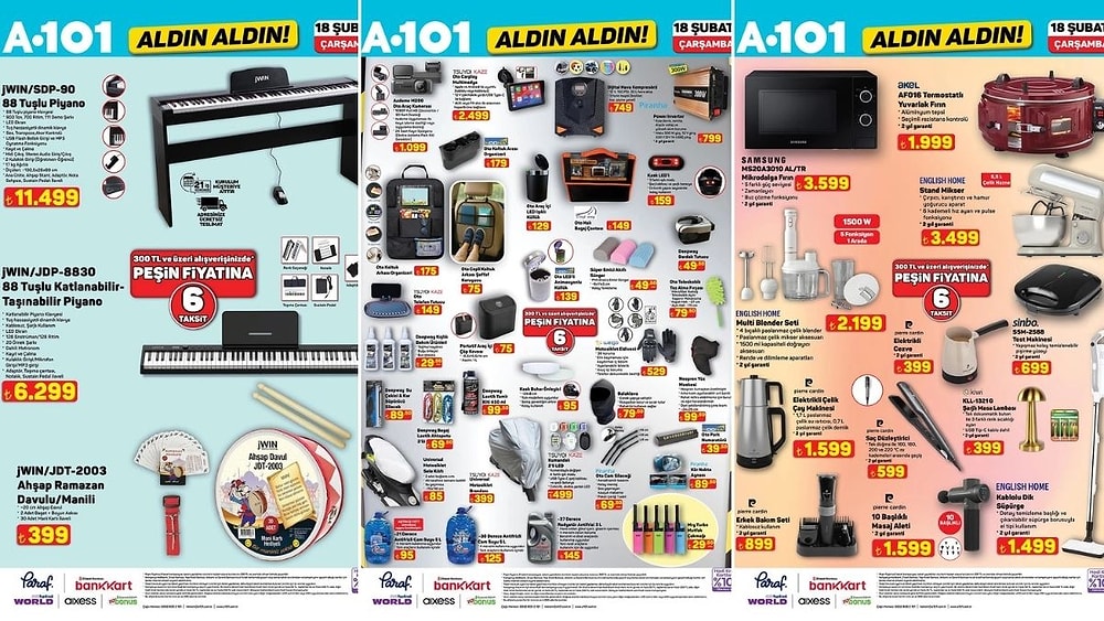 A101'e Üç Tekerlekli Moped Geliyor! 18 Şubat 2026 Aldın Aldın Kataloğu