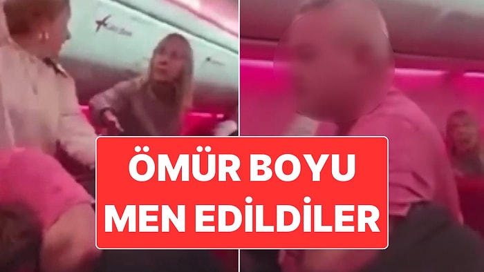 Kavga Eden Yolcular Nedeniyle Uçak Acil İniş Yaptı: Ömür Boyu Men Edildiler!