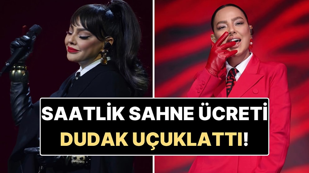 Ebru Gündeş'in 1 Saatlik Sahne Ücreti Dudak Uçuklattı!