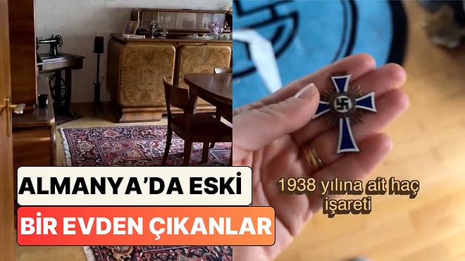 Almanya'da Bir Eve Taşınan Sosyal Medya Kullanıcısı Evin 81 Yaşındaki Sahibinden Kalan Eşyaları Gösterdi