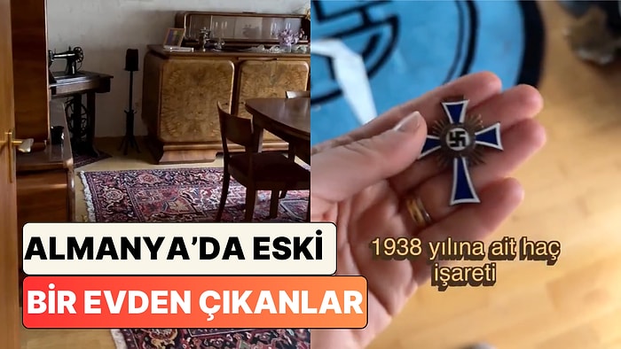 Almanya'da Bir Eve Taşınan Sosyal Medya Kullanıcısı Evin 81 Yaşındaki Sahibinden Kalan Eşyaları Gösterdi