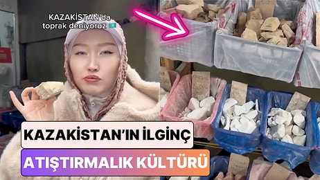 Sokak Başı Satılıyor: Kazakistan'da Bir Kadın Popüler Olan İlginç Atıştırmalığı Paylaştı