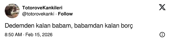 Gözünün önüne borcu gelen de oldu👇🏻