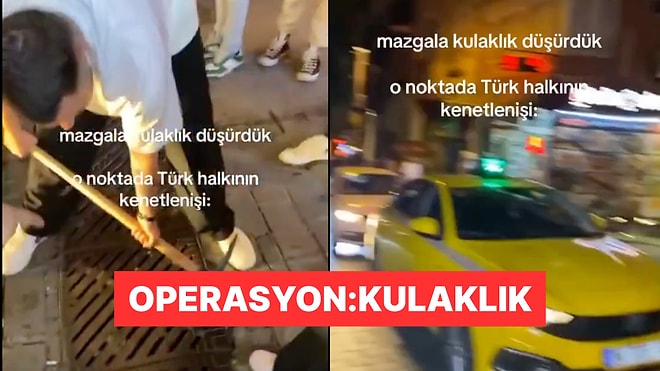 İstanbul Cihangir'de Mazgala Düşen Kulaklık İçin Esnaf Seferber Oldu