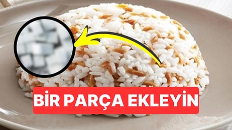 Kar Gibi Beyaz ve Tane Tane Pilavın Küçük Sırrı: Tek Bir Malzeme Yetiyor
