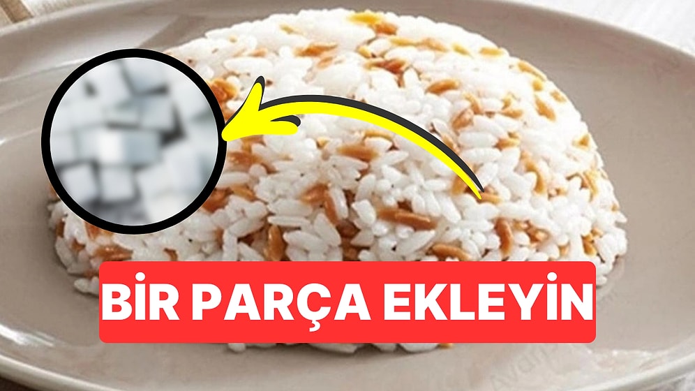 Kar Gibi Beyaz ve Tane Tane Pilavın Küçük Sırrı: Tek Bir Malzeme Yetiyor