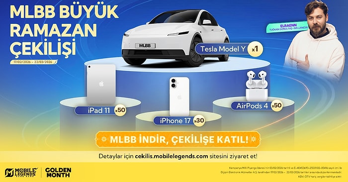 Türkiye’nin En Büyük Oyun Çekilişi: Mobile Legends: Bang Bang, Ramazan’da Birçok Ödül Dağıtıyor!