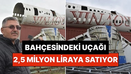Telefon Fiyatına Aldığı Hurda Uçağı 2,5 Milyon TL'ye Satışa Çıkardı