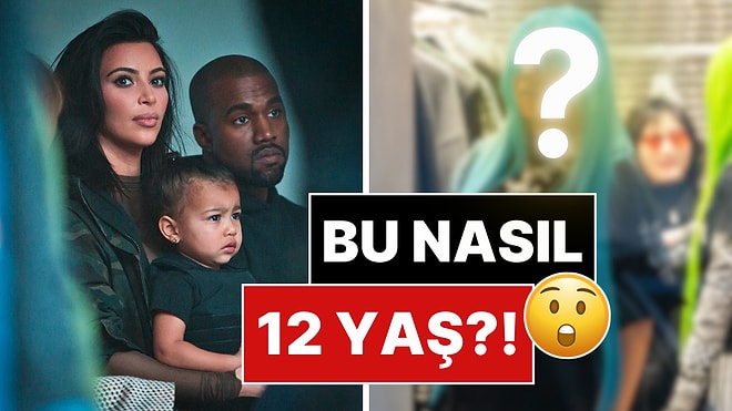 Kim Kardashian ve Kanye West'in 12 Yaşındaki Kızı North West'in Son Hali Ağızları Açık Bıraktı!