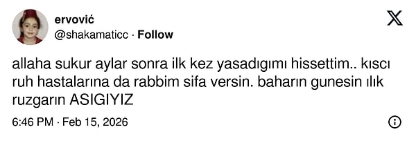 İlk kez yaşadığını hissedenler...