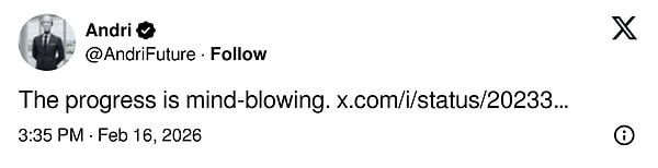 "Bu ilerleme akıllara durgunluk veriyor"