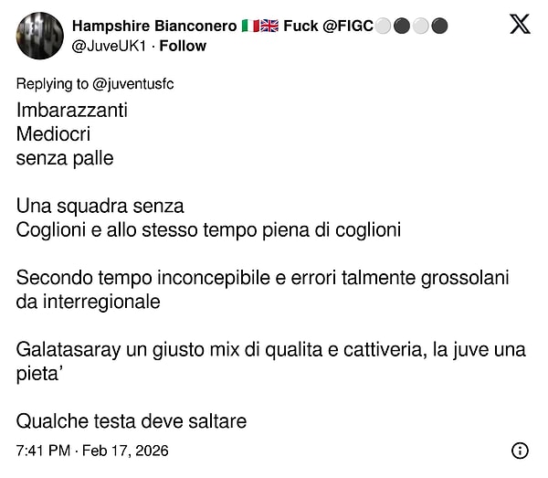 Galatasaray, kalite ve sertliğin iyi bir karışımı; Juve ise utanç verici.