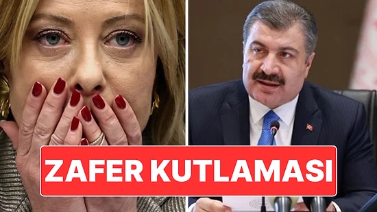 Eski Sağlık Bakanı Fahrettin Koca Galatasaray’ın Zaferini İtalya Başbakanı Meloni’nin Fotoğrafıyla Kutladı