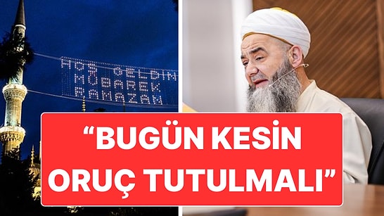 Ramazan Ayı Ne Zaman Başlayacak Tartışmasına Cübbeli Ahmet de Katıldı